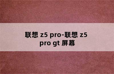 联想 z5 pro-联想 z5 pro gt 屏幕